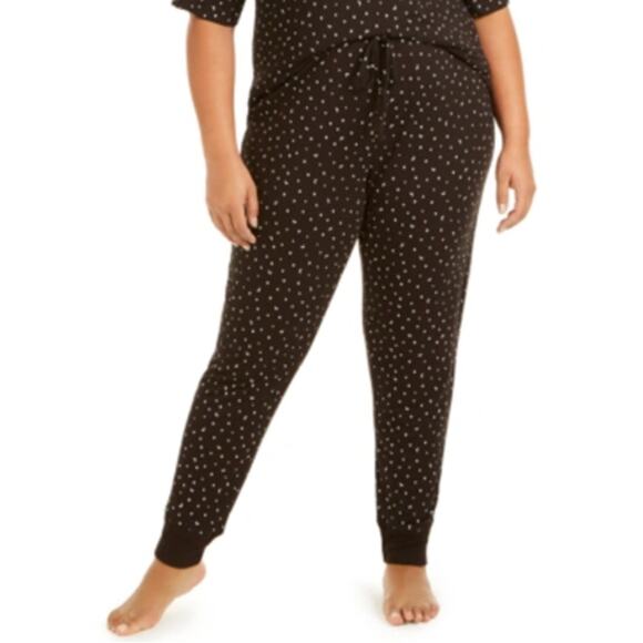 Jenni Other - JENNI CASUAL DRAWSTRING PAJAMA LOUNGE PANT MOON AND STARS PLUS SIZE 1X